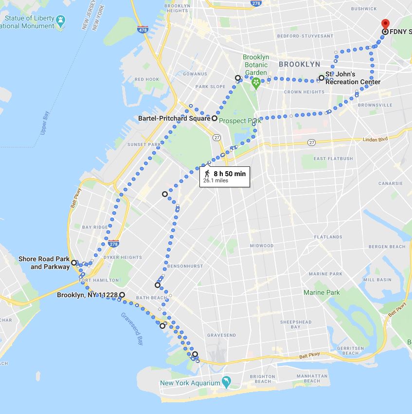 Week 17 route